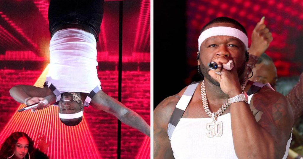 50 Cent reageert op schandalige opmerkingen over Super Bowl-lichaam