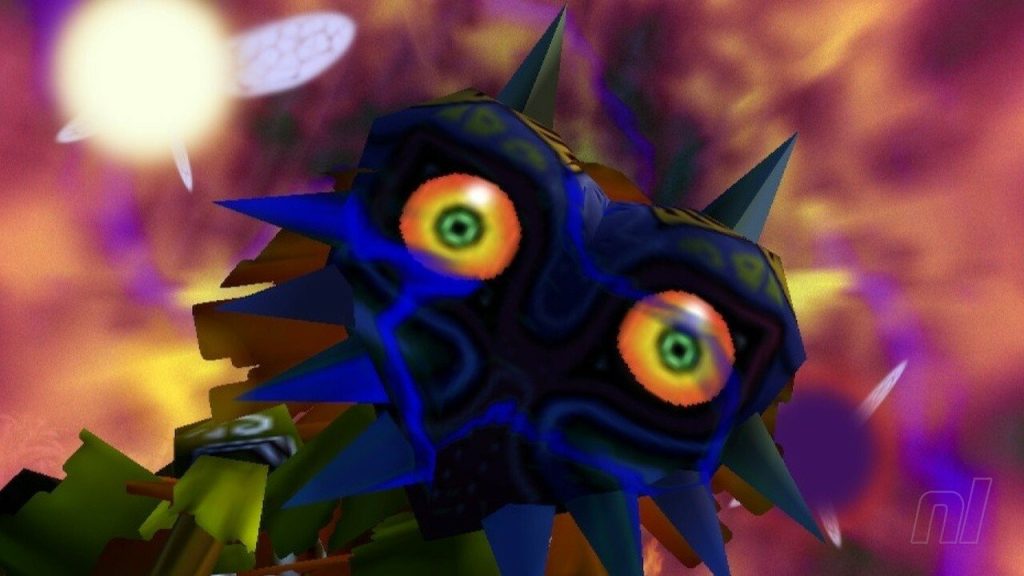 Zelda: Majora's Cutscene Mask bij het overschakelen van schijnbaar "meer verfijnd naar N64" van Wii Virtual Console-emulatie