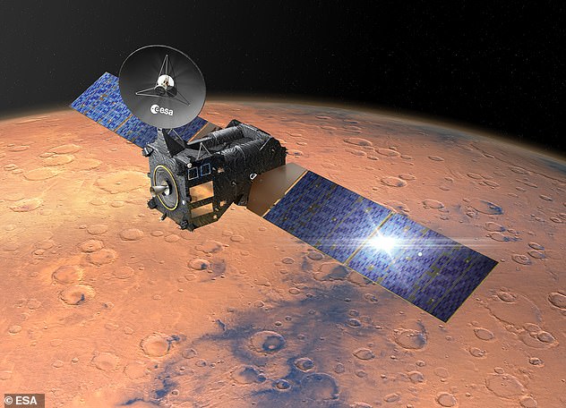 TGO (hier afgebeeld in artist impression) arriveerde in 2016 op Mars en begon zijn volledige wetenschappelijke missie in 2018