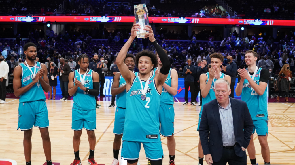 2022 NBA Rising Stars Challenge: Kid Cunningham wint MVP-prijs nadat hij Barry naar de overwinning leidde