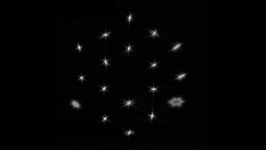 Webb Telescope Alignment Hiermee kan de afbeelding één ster weergeven
