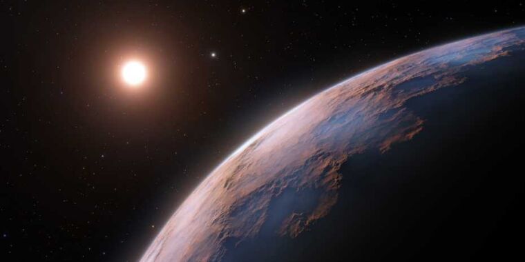 Hoe zou een aardachtige planeet eruit zien in Alpha Centauri?