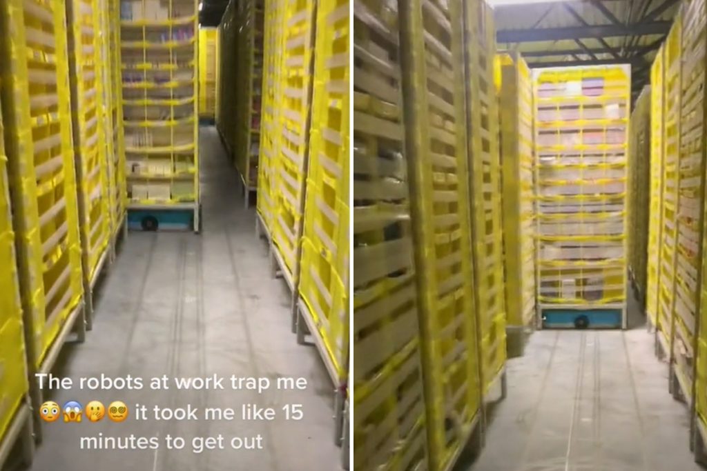 Ik ben een Amazon-medewerker en "gevangen in een magazijn door bots"