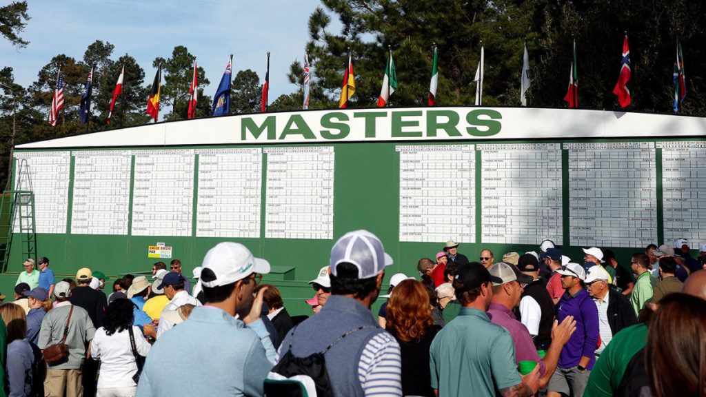 2022 Masters Leaderboard: Live verslaggeving, Tiger Woods-score, golfresultaten vandaag in de eerste ronde op de Augusta National