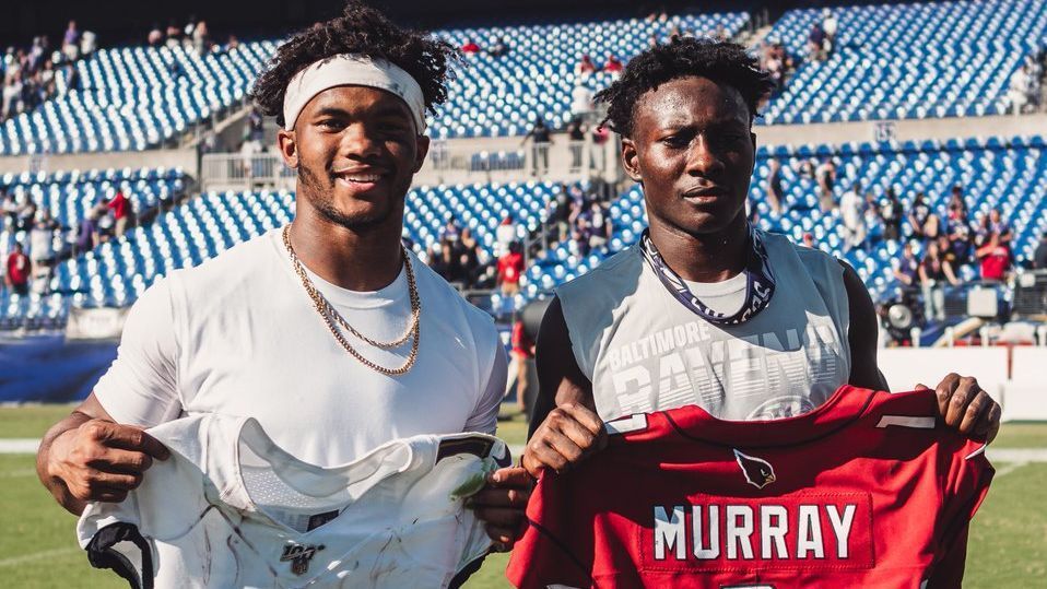 Lamar Jackson en Keeler Murray twitterden beide kanten van de Ravens-Cardinals-handel in Hollywood Browns