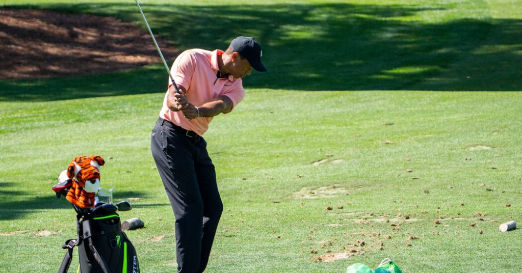 Tiger Woods bij de Masters: 'Het zou een speeltijdbeslissing zijn'