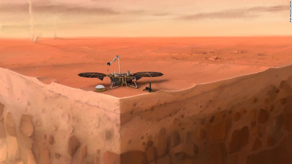 NASA's InSight-lander heeft de grootste aardbeving op Mars gedetecteerd
