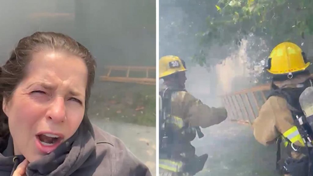 Het huis van Kelly Monaco in het General Hospital vloog vrijdag in brand