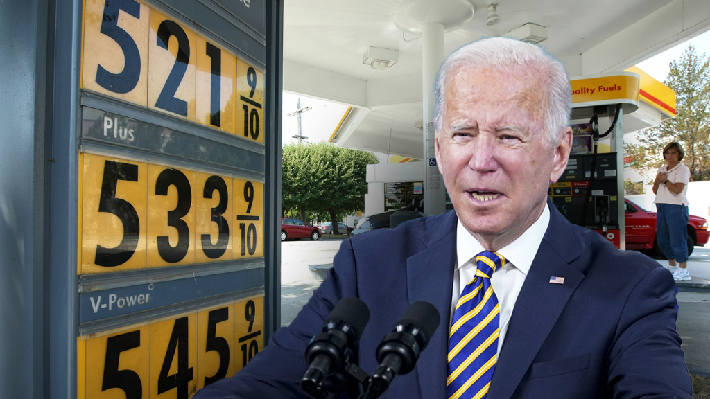 De gasprijzen bereiken een nieuw record omdat de Republikeinse senatoren Biden de schuld geven van het inperken van de productie