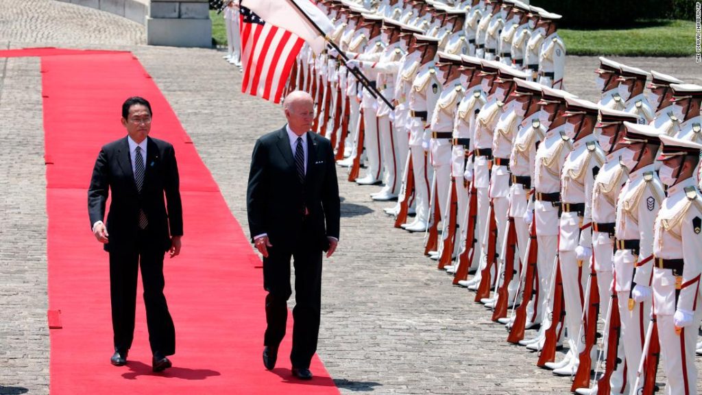 Biden in Japan: de president is van plan een economisch plan te onthullen om China in Azië te confronteren