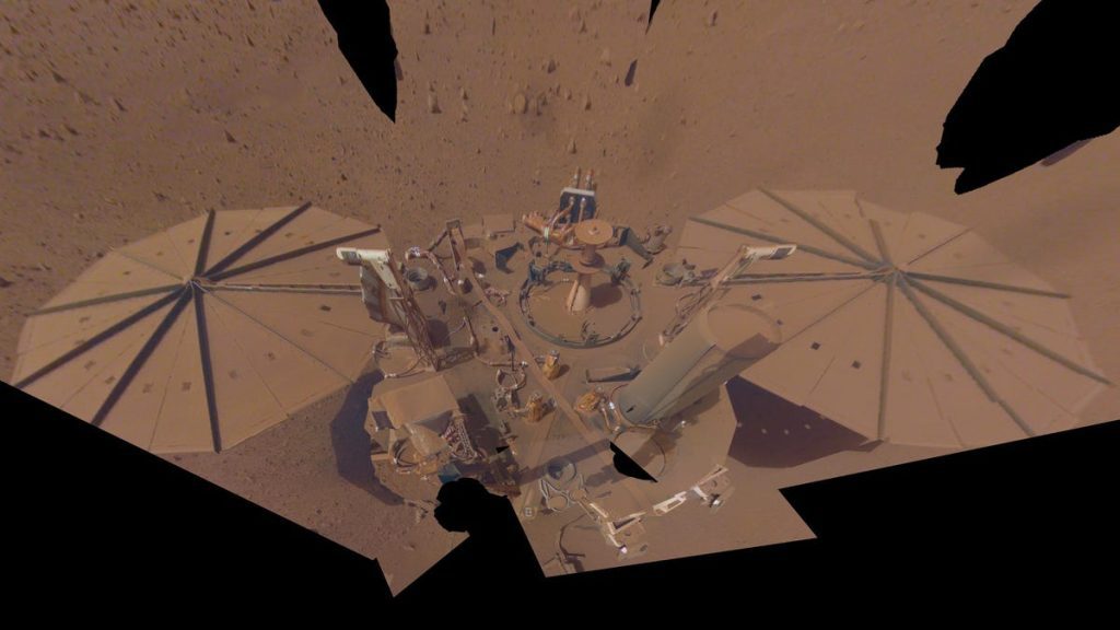 Hier is de laatste selfie van de vervaagde Insight Mars-lander