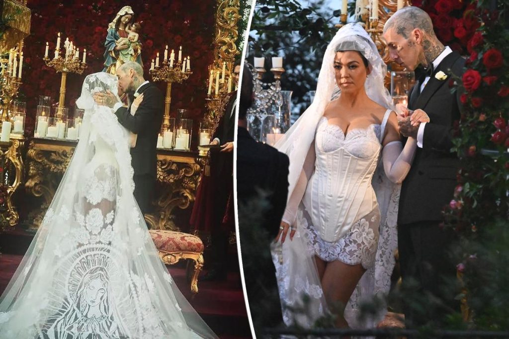 Kourtney Kardashian nodigde Travis Parker uit voor een 'respectloze' bruiloft