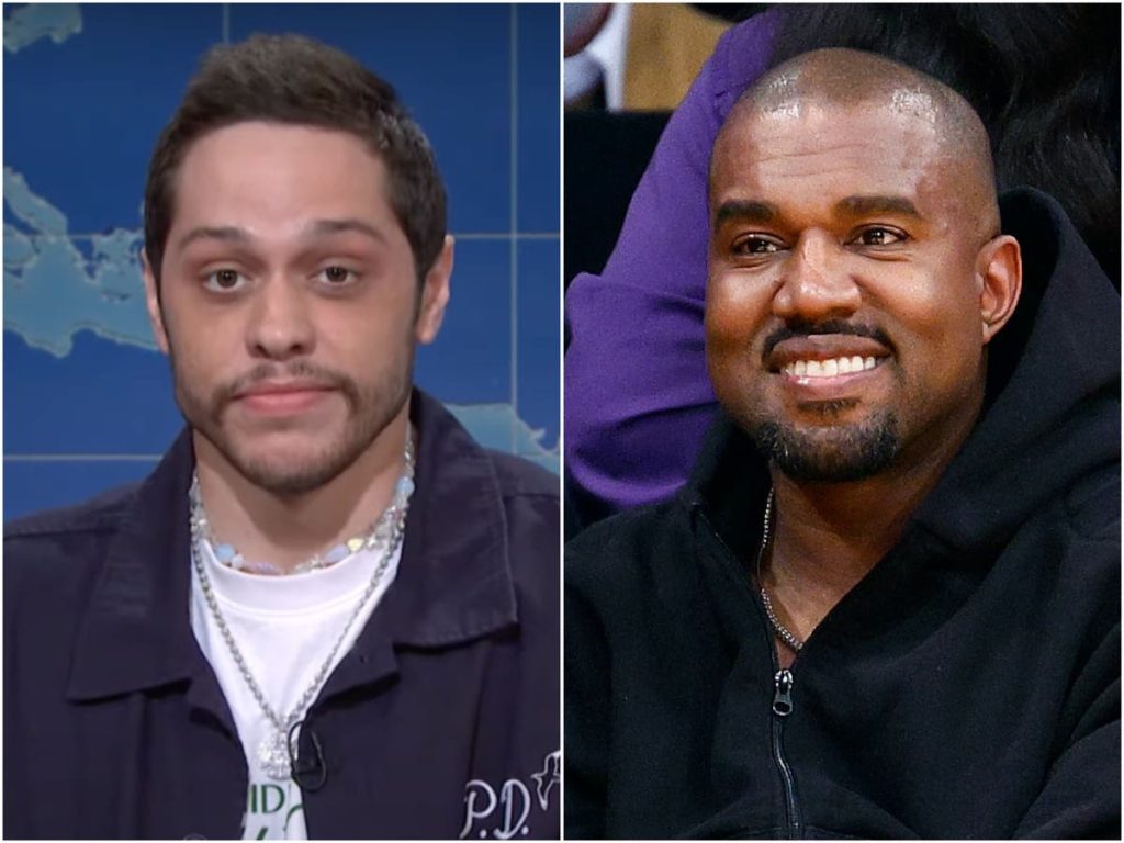 SNL: Pete Davidson maakt grappen over de verloving van Kanye West en Ariana Grande in zijn laatste aflevering