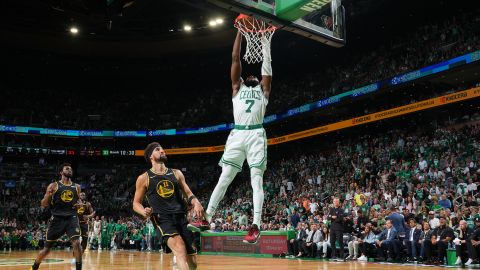 Brown scoorde 27 punten voor de Celtics.