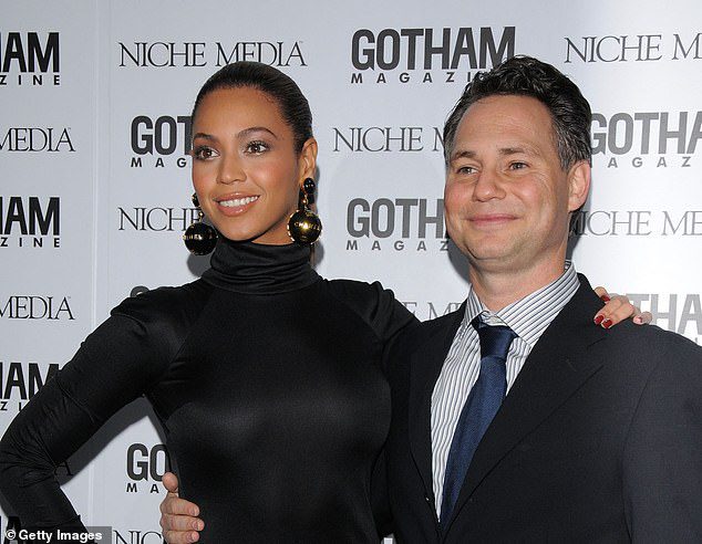 Jason Bean en Beyonce Knowles op het jaarlijkse gala van Gotham Magazine in New York City, 2008