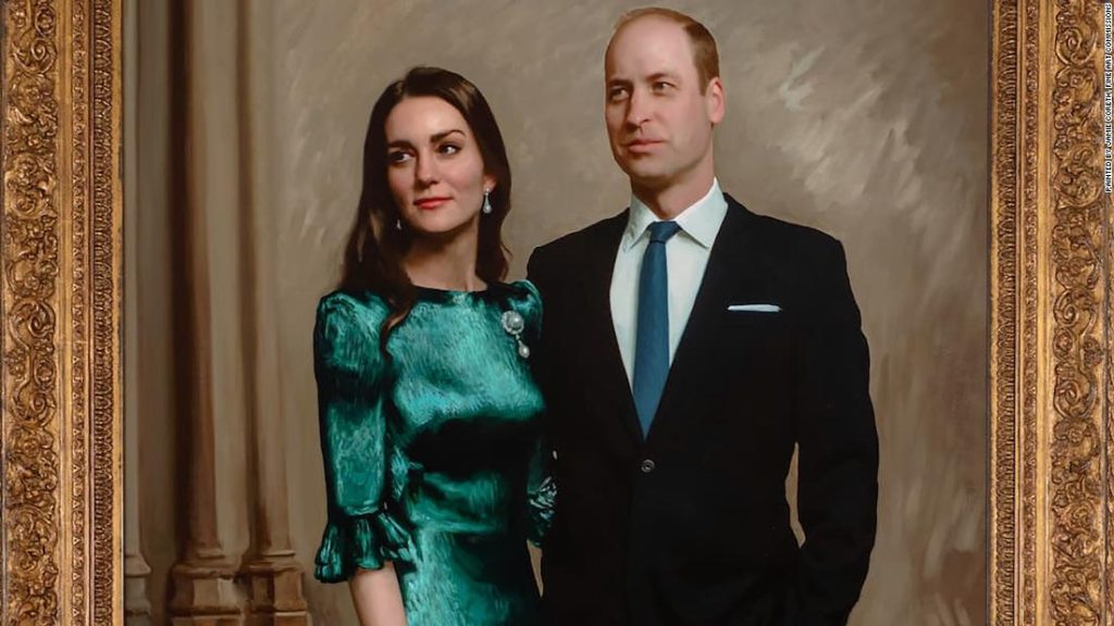 De eerste officiële foto van prins William en Kate is onthuld