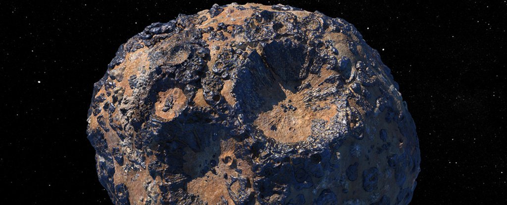 Astronomen hebben de meest gedetailleerde kaart van de metalen ziel van een asteroïde tot nu toe onthuld