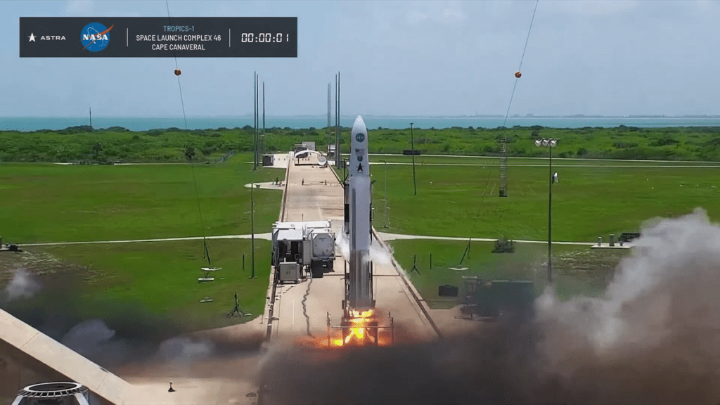 De lancering van de Astra-raket kon de lading niet in een baan om de aarde brengen