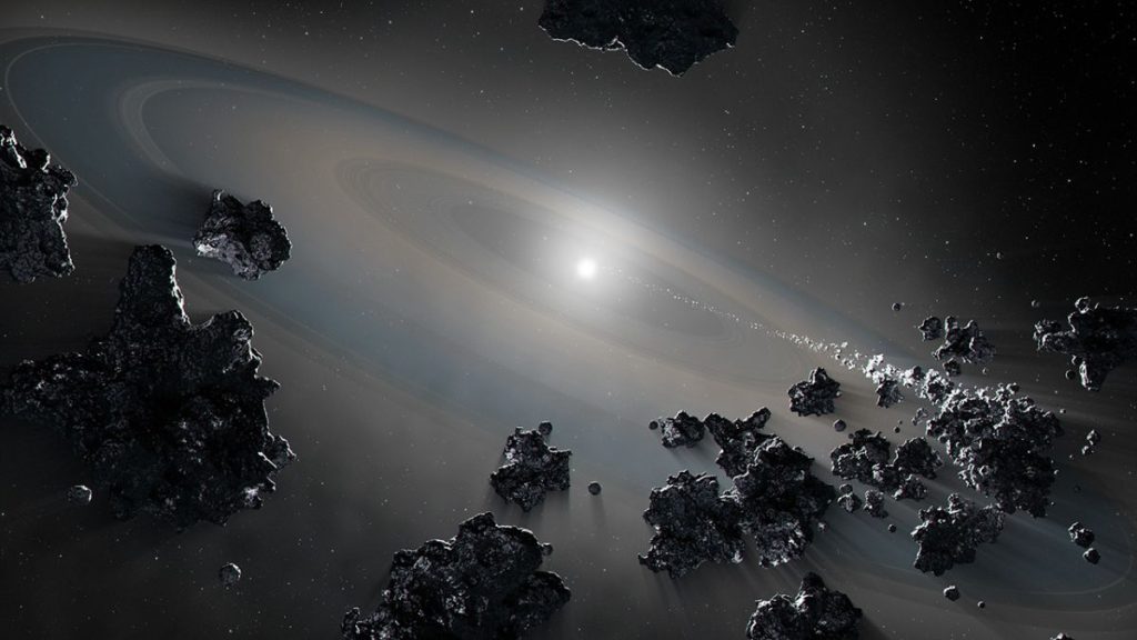 Hubble-ruimtetelescoop legt een dode ster vast in kosmisch kannibalisme