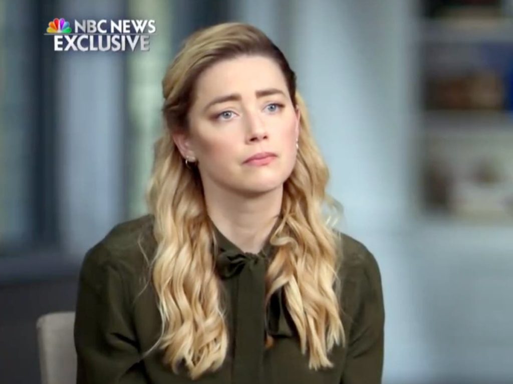 Laatste interview Amber Heard: Johnny Depp beschuldigt zijn ex van het 'opnieuw bedenken' van de zaak bij NBC sit-in