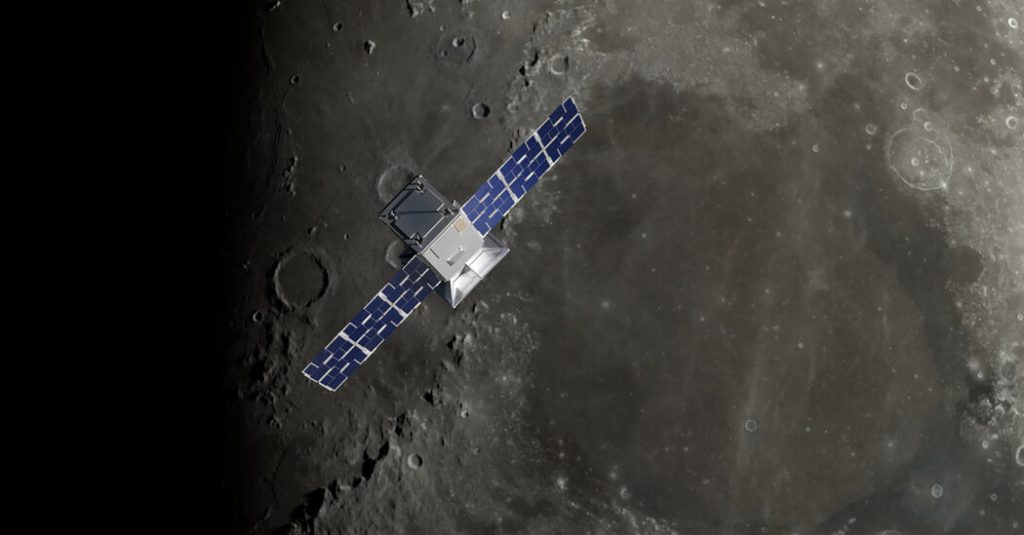 NASA lanceert Capstone, een kubussatelliet van 55 pond naar de maan