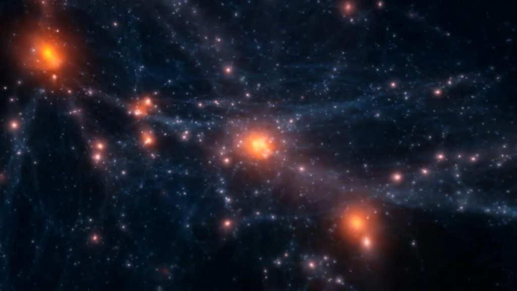 Nieuwe simulatie laat zien hoe het vroege heelal binnen enkele seconden na de oerknal evolueerde