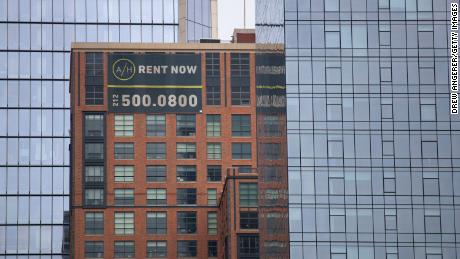 De gemiddelde huur in Manhattan bereikt een nieuw record van $ 4.000 per maand