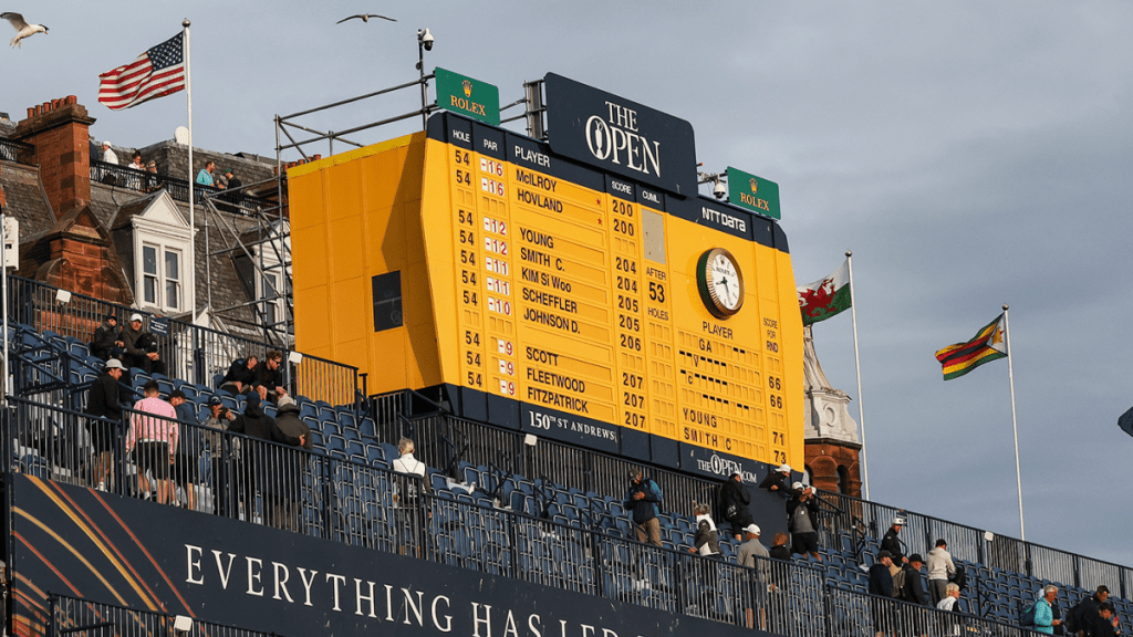 2022 British Open Leader: live verslaggeving, golfresultaten vandaag, Rory McIlroy's vierde ronde score in St Andrews