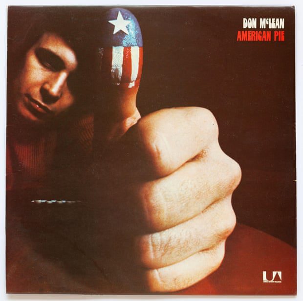 American Pie albumhoes, 1971 door Don McLean op United Artists - alleen redactioneel gebruik2AKEF7K American Pie cover, 1971 album van Don McLean op United Artists - alleen redactioneel gebruik