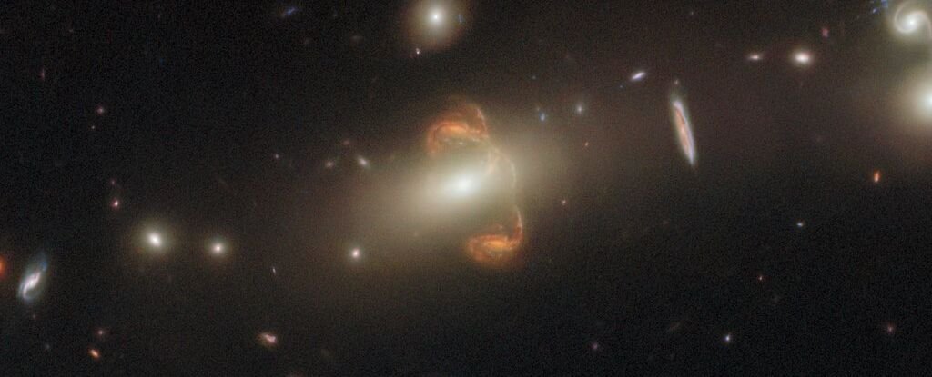 Ongelooflijke afbeelding van Hubble onthult vreemde 'spiegel' van melkweg