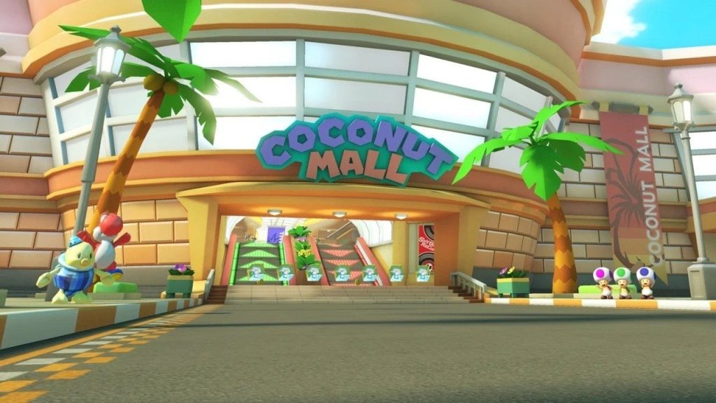 Willekeurig: verheug je!  Coconut Mall van Mario Kart 8 Deluxe is "gerepareerd"