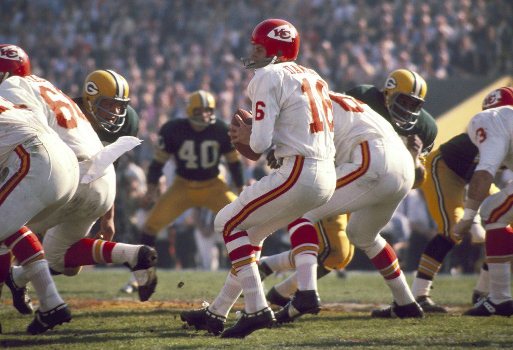 Len Dawson leidde The Chiefs naar hun eerste Super Bowl-titel.