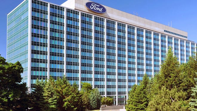 Het wereldwijde hoofdkantoor van Ford in Dearborn, Michigan.