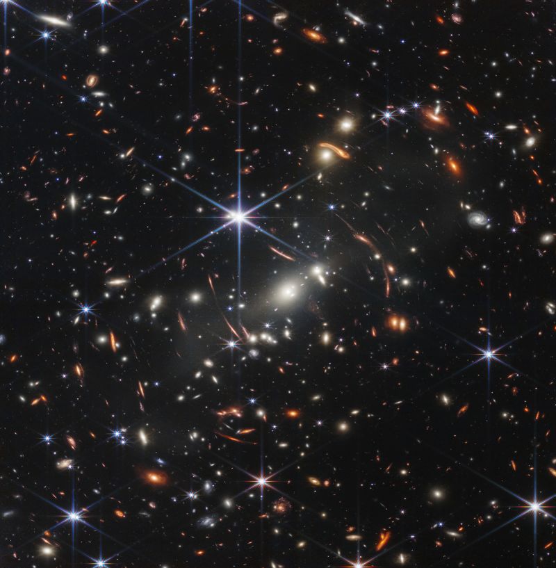 Webb-telescoop ziet een hemeldiamant tussen de oudste sterrenstelsels in het heelal