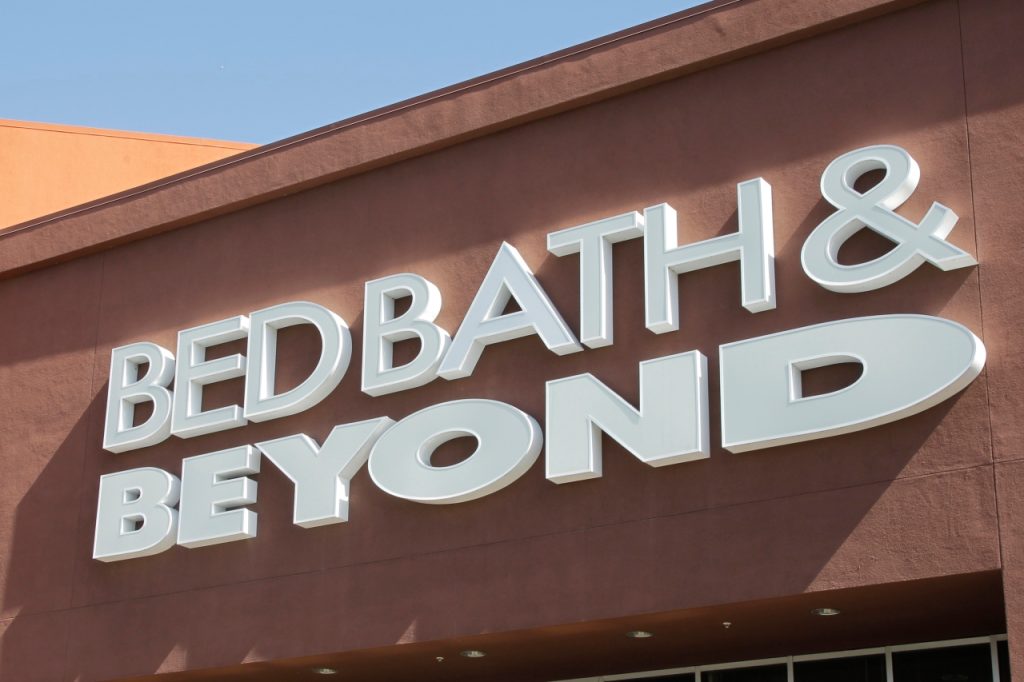 Bed Bath & Beyond bovenaan de lijst van gesloten winkels