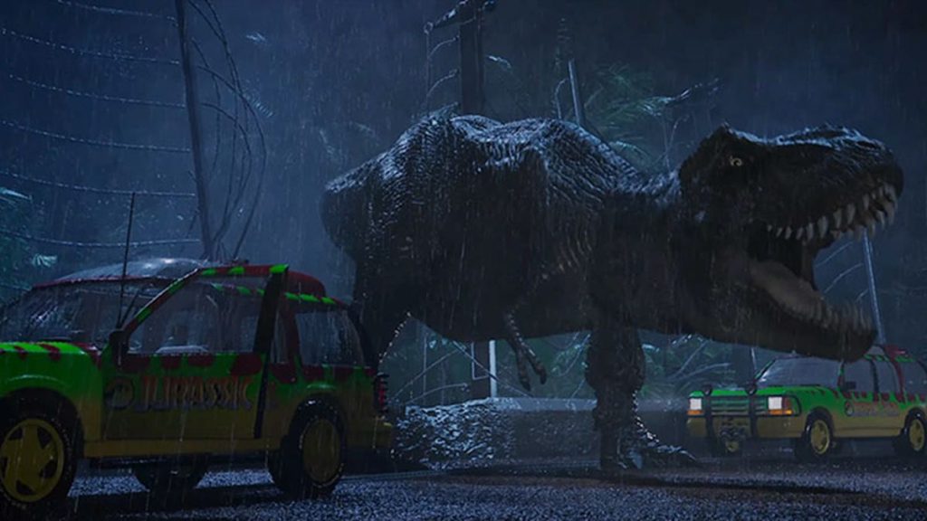 De klassieke Jurassic Park-scène is nagebootst in de PlayStation-game