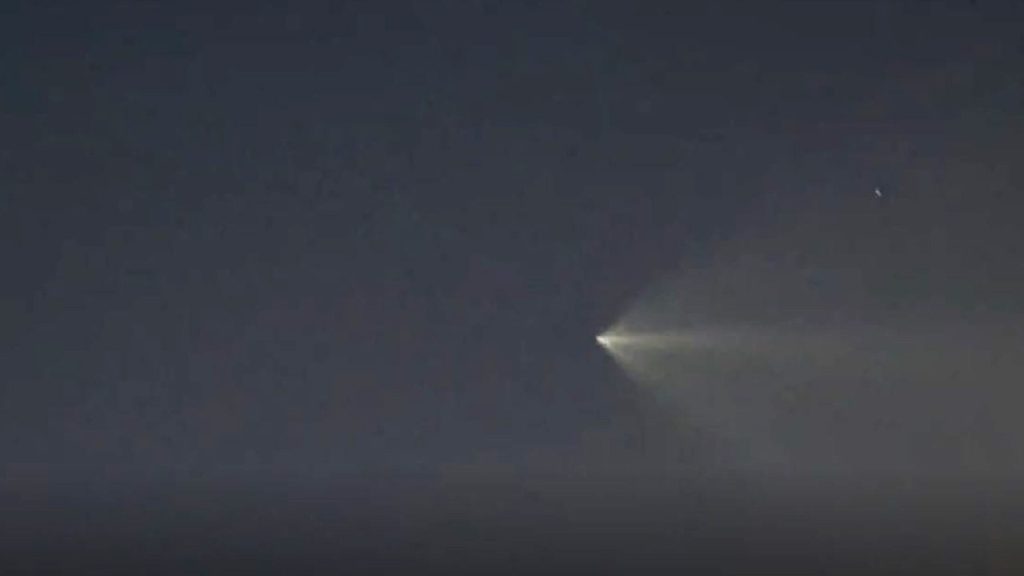 SpaceX-lancering vanuit Florida gezien in een groot deel van de oostelijke VS