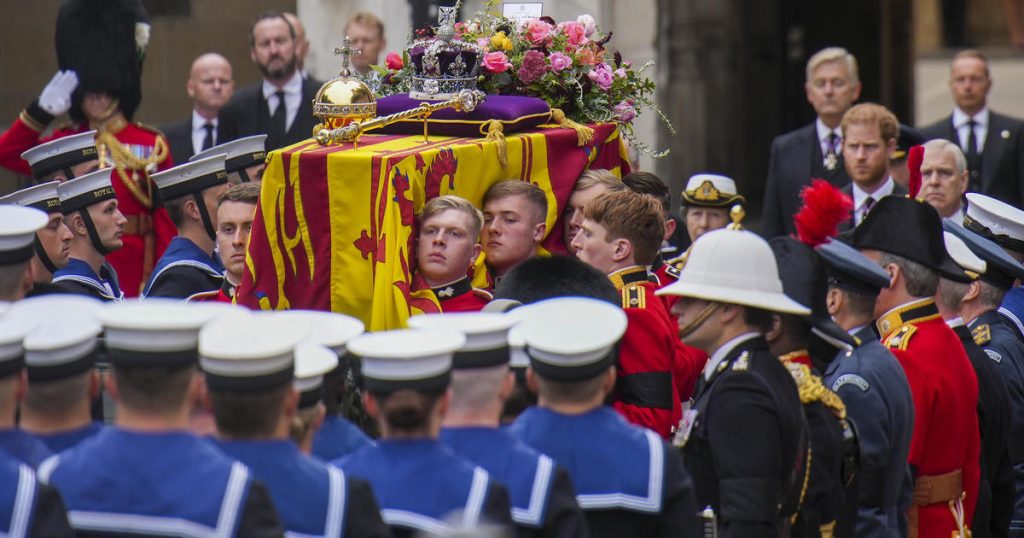 Staatsbegrafenis voor koningin Elizabeth II in Westminster Abbey