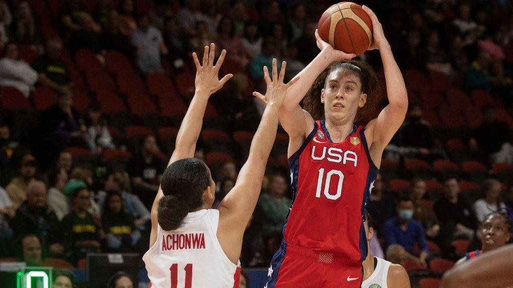 Team USA verslaat Canada en bereikt FIBA ​​​​Women's Basketball World Cup Gold Medal Match