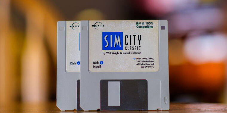 Windows 95 heeft een extra stap gezet om de compatibiliteit van SimCity en andere games te garanderen