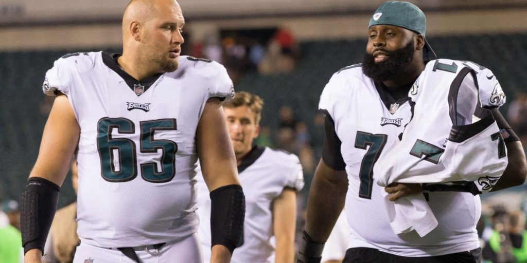 Eagles OL deelt lessen van Jason Peters