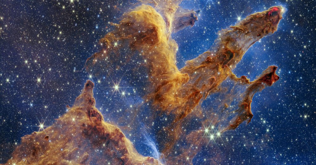 James Webb Telescope legt nieuw beeld vast van 'Pillars of Creation'
