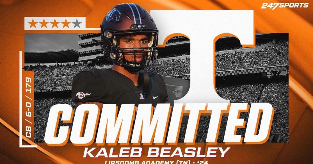 Top247 2024 CB Kaleb Beasley verbindt zich tot Tennessee