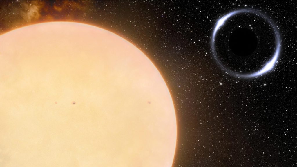 Astronomen hebben het dichtstbijzijnde zwarte gat op aarde ontdekt - in de kosmische achtertuin