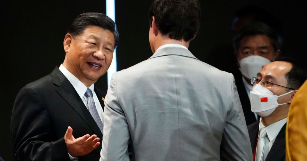 De video laat zien dat Xi de confrontatie aangaat met Trudeau vanwege lekken in de G-20-confrontatie