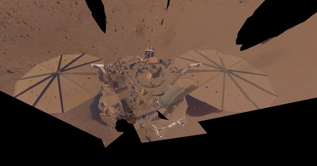 Misschien heeft de baanbrekende Mars-sonde zojuist een laatste angstaanjagende foto naar huis gestuurd