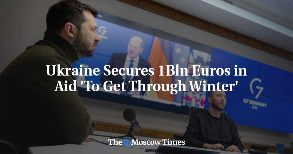 Oekraïne krijgt 1 miljard euro steun om 'winter door te komen'