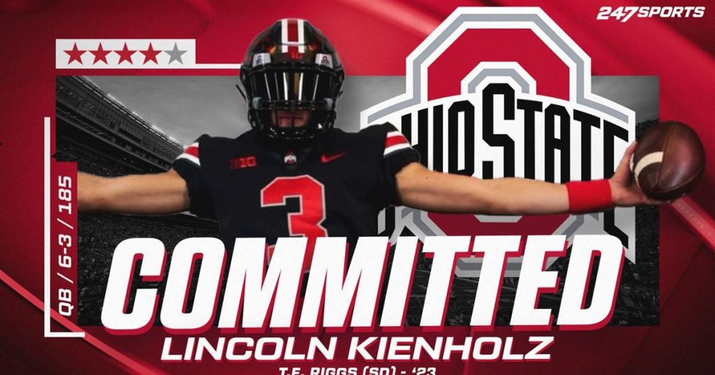 Top247 QB Lincoln Kienholz draait zijn toewijding aan Ohio State om