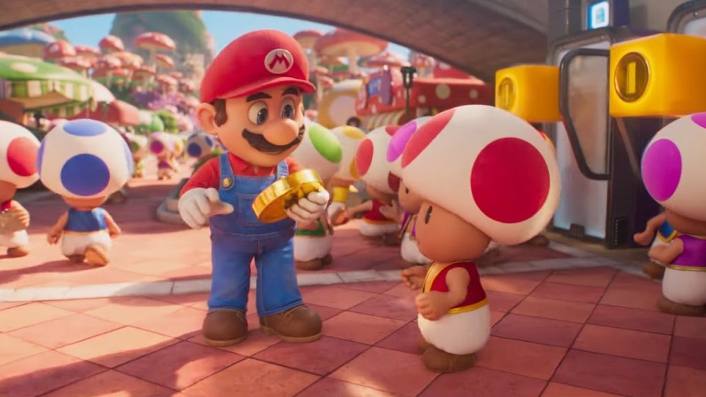 Video: de officiële onthulling van de Super Mario Bros.-film.  "Koninkrijk der Champignons"